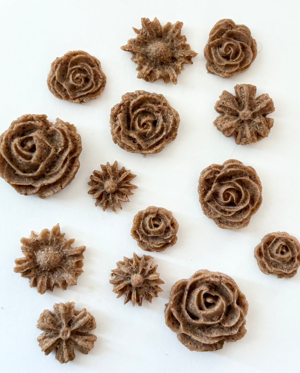 flower treats — dehydrated (turkey)